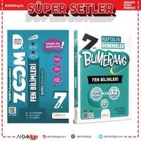 Günay Yayınları 7. Sınıf Fen Bilimleri Zoom Soru Bankası ve Haftalık Deneme Seti 2 Kitap