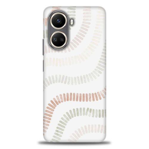 Realme C55 Kılıf HD Baskılı Kılıf - Renkli Mozaik + Tam Ekran Koruyucu