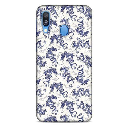 Samsung Galaxy A40 Kılıf Japonya (30) Silicone Case Japonya Ejderha Efsanesi