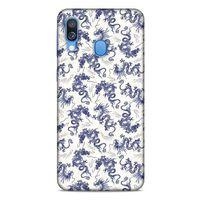 Samsung Galaxy A40 Kılıf Japonya (30) Silicone Case Japonya Ejderha Efsanesi