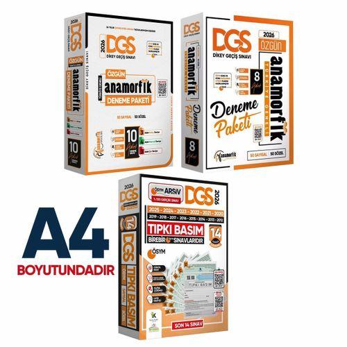 2026 DGS ÖSYM Çıkmış Soru 14lü Tıpkı Basım ve Anamorfik Özgün 18li (10+8) Deneme Paketi TG Çözümlü
