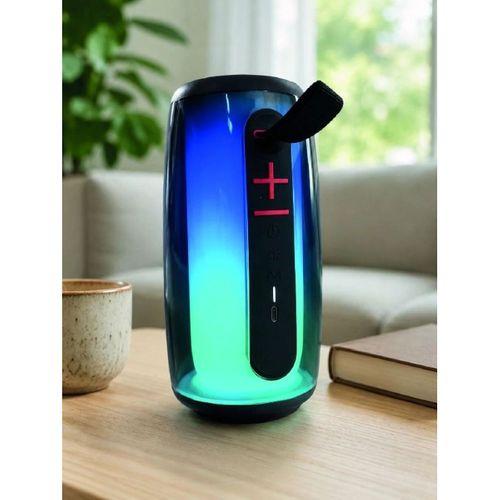 Kablosuz Bluetooth Hoparlör Rgb Ambiyans Işıklı Usb Ve Tf Kart Destekli