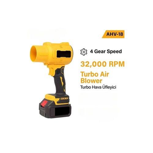 Ahv-18 Turbo Hava Üfleyici | 4 Kademe Hız | 21v 431w Kablosuz Blower | 32.000 Rpm’’