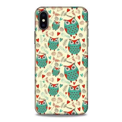 Baykuşlar (20) Desenli Silikon Kapak Telefon Kabı Apple Iphone X Kılıf