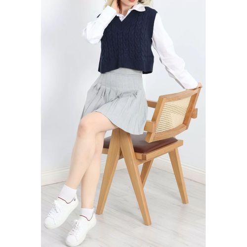 pilelistore Pileli Etek Gri
