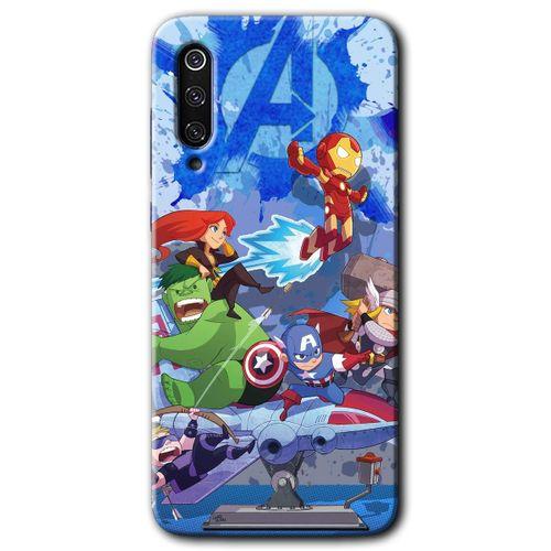 Potkal Hediye Fabrikası Xiaomi Mi 9 Kılıf HD Desen Baskılı Arka Kapak - Avengers Cartoon
