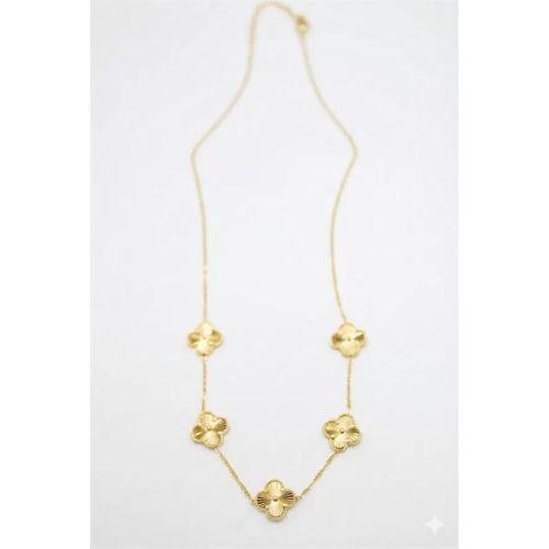 Vc Yonca Kolye - Altın