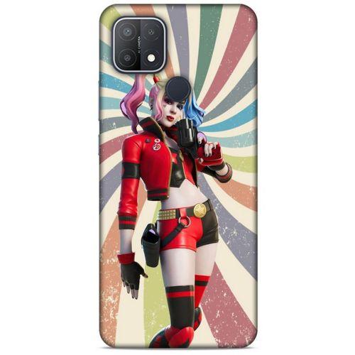 Oppo A15s Uyumlu Kılıf Harley Quinn (1) Kılıfı Karışık Renkler