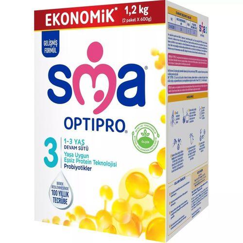 SMA SMA Optipro Probiyotik 3 Bebek Devam Sütü 1-3 Yaş 1200 Gr