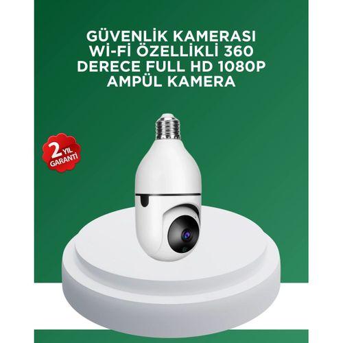 1080p Gece Görüşlü Ampul Güvenlik Kamerası – Kablolu Ve Kablosuz Seçenekli
