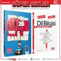 Benim Hocam 2023 AYT Coğrafya ve AKM Dil Bilgisi Soru Bankası Seti 2 Kitap