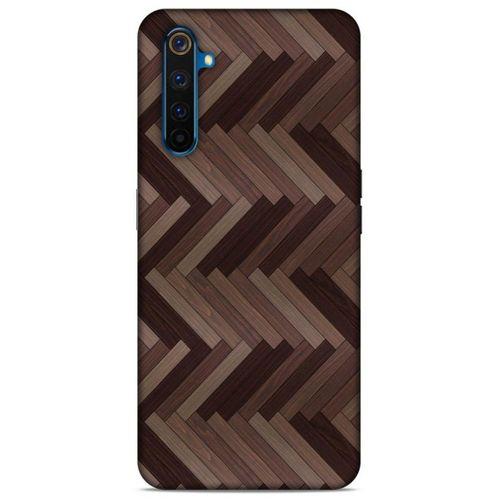 Lopard Oppo Realme 6 Uyumlu Kılıf Wood'X (33) Hybrid Kılıf Baskılı