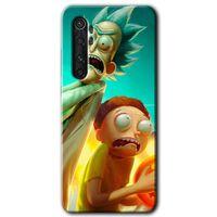 Xiaomi Mi Note 10 Lite Kılıf HD Desen Baskılı Arka Kapak - Rick Morty + Kırılmaz Cam