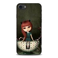 Lopard Apple Iphone 8 Uyumlu Kılıf Manipülasyon ☻ (41) Tank Kılıf Baskılı