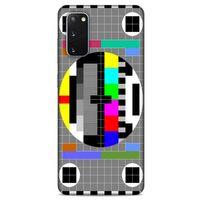 Retro (24) Desen Darbe Emici Kılıf Renkli Samsung Galaxy S20 Kılıf