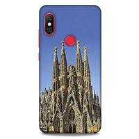 Xiaomi Redmi Note 6 Pro Kılıf Dünya Mimarisi (36) Glitter Kılıf La Sagrada Familia