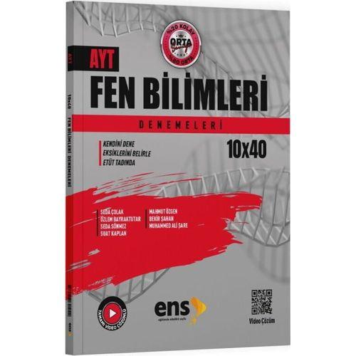 AYT Fen Bilimleri 12 x 40 lı Denemeleri ENS Yayınları