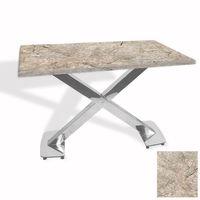 Dockers İks Masa Kromnikel (70x120 - Werzalit, Allzalit yada Wermodin Tabla) - Scala Marble