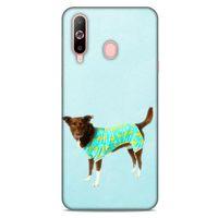 Samsung Galaxy A60 Kılıf Köpek Kıyafetleri (48) Bumper Kılıf Fanila