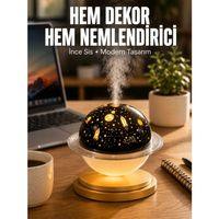Hava Nemlendirici Renk Değiştiren Oda Kokusu Yıldızlı Projektör