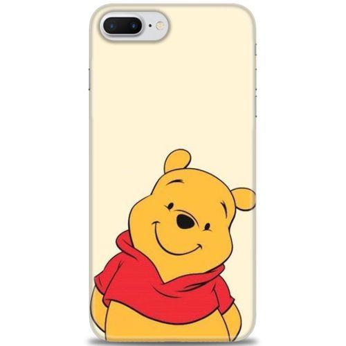 iPhone 8 Plus Kılıf HD Baskılı Kılıf - Winnie the Pooh + Tam Ekran Koruyucu