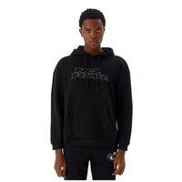 No Fear Erkek Sweatshirt Kapüşonlu Siyah Melanj M500271