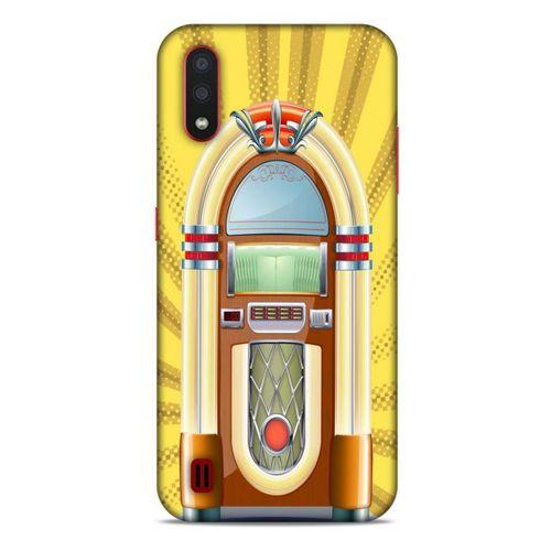 Retro (45) Desen Liquid Air Kılıf Renkli Samsung Galaxy A01 Kılıf