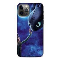 Apple iPhone 12 Pro Kılıf Dragons (40) Fit Silikon Kılıf Ejderha Takım Yıldızı