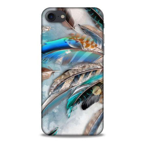 Apple Iphone 8 Kılıf Desenli Özel Seri Tüyler (30) Silicone Case