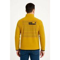 Ön Arka Polar Kazak Dik Yaka - Sarı