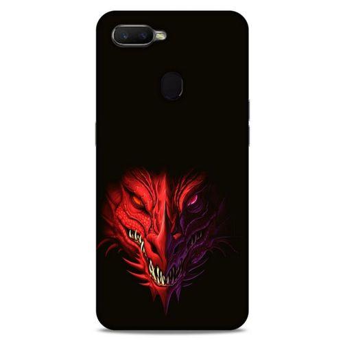 Oppo Ax7 Kılıf Dragons (16) Kalın Kılıf Kırmızı King Ejderha