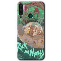 MRCİLETİSİM Huawei Y6P Kılıf HD Desen Baskılı Arka Kapak + Temperli Cam - Bad Breaking