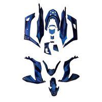 HONDA Honda Pcx 2021 - 2024 Uyumlu Komple Kaporta Seti Bukalemun Mavi