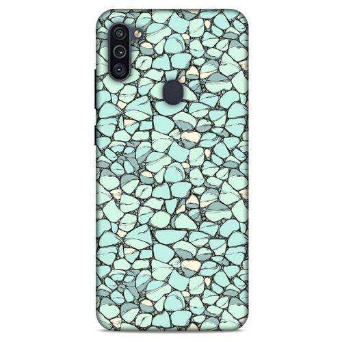 Samsung Galaxy M11 Kılıf Baskılı Özel Seri Taşlı (21) Koruyucu Kapak