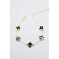 Vc Yonca Bileklik - Siyah