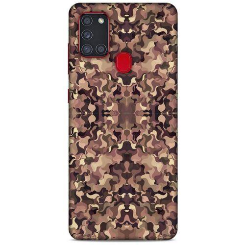 Kamuflaj 37 Samsung Galaxy A21s Kılıf Silikon Kapak