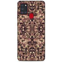 Kamuflaj 37 Samsung Galaxy A21s Kılıf Silikon Kapak