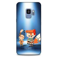Samsung Galaxy S9 Kılıf FunnyMaX (1) Kılıfı Mavi Beyaz