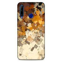 Lopard Huawei Y6P Uyumlu Kılıf Soyut Sanat (34) Desenli Slim Armor Kılıf