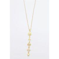 Güneş Yıldız Kolye - Altın