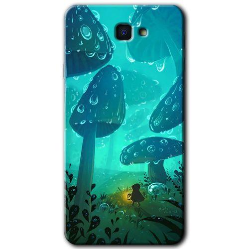 Galaxy J7 Prime Kılıf HD Desen Baskılı Arka Kapak - Silhoutte Dropss + Kırılmaz Cam