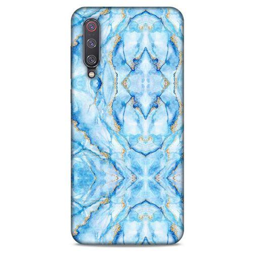 Mermer Desenli (33) Tema Hybrid Kılıf Bebek Mavisi Xiaomi Mi 9 Kılıf
