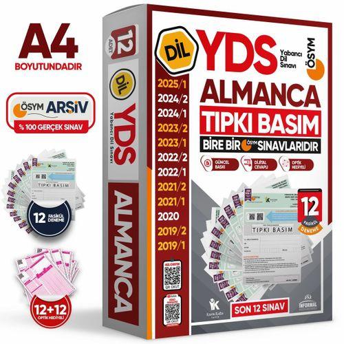2026 YDS Almanca ÖSYM Tıpkı Basım Çıkmış Soru Deneme Paketi 12li Fasikül SETİ
