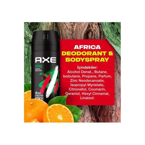 2 Adet Axe Africa Erkek Deodorant Sprey 150 ml