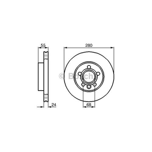 Vw Transporter T4 1990-2003 1,9d-td-2,4d Ön Fren Diski Marka