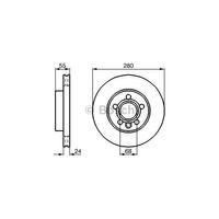 Vw Transporter T4 1990-2003 1,9d-td-2,4d Ön Fren Diski Marka