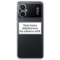 Xiaomi Poco M5 Kılıf HD Yazı Baskılı Silikon Arka Kapak - Yazı 1
