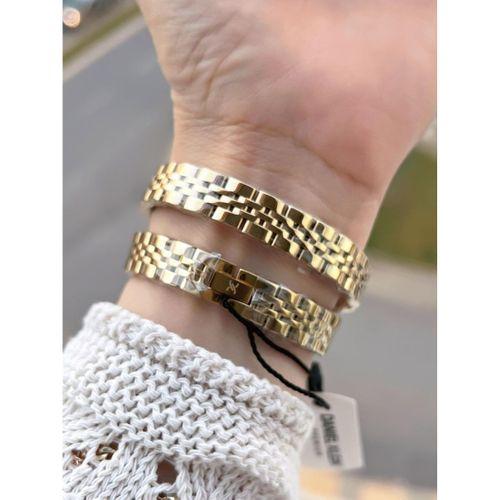 Daniel Klein Dolamalı Çelik Kordonlu 2 Yıl Garantili 3 Atm Suya Dayanıklı Kadın Kol Saati+Bileklik 1