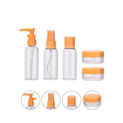 Kompakt 5’li Seyahat Kozmetik Şişe Seti Sızdırmaz