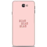 Samsung Galaxy J7 Prime Kılıf HD Baskılı Kılıf - Blah Blah + Tam Ekran Koruyucu